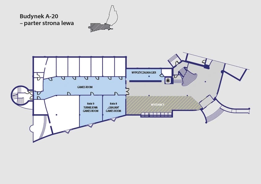 Budynek A-20 – parter, strona lewa
