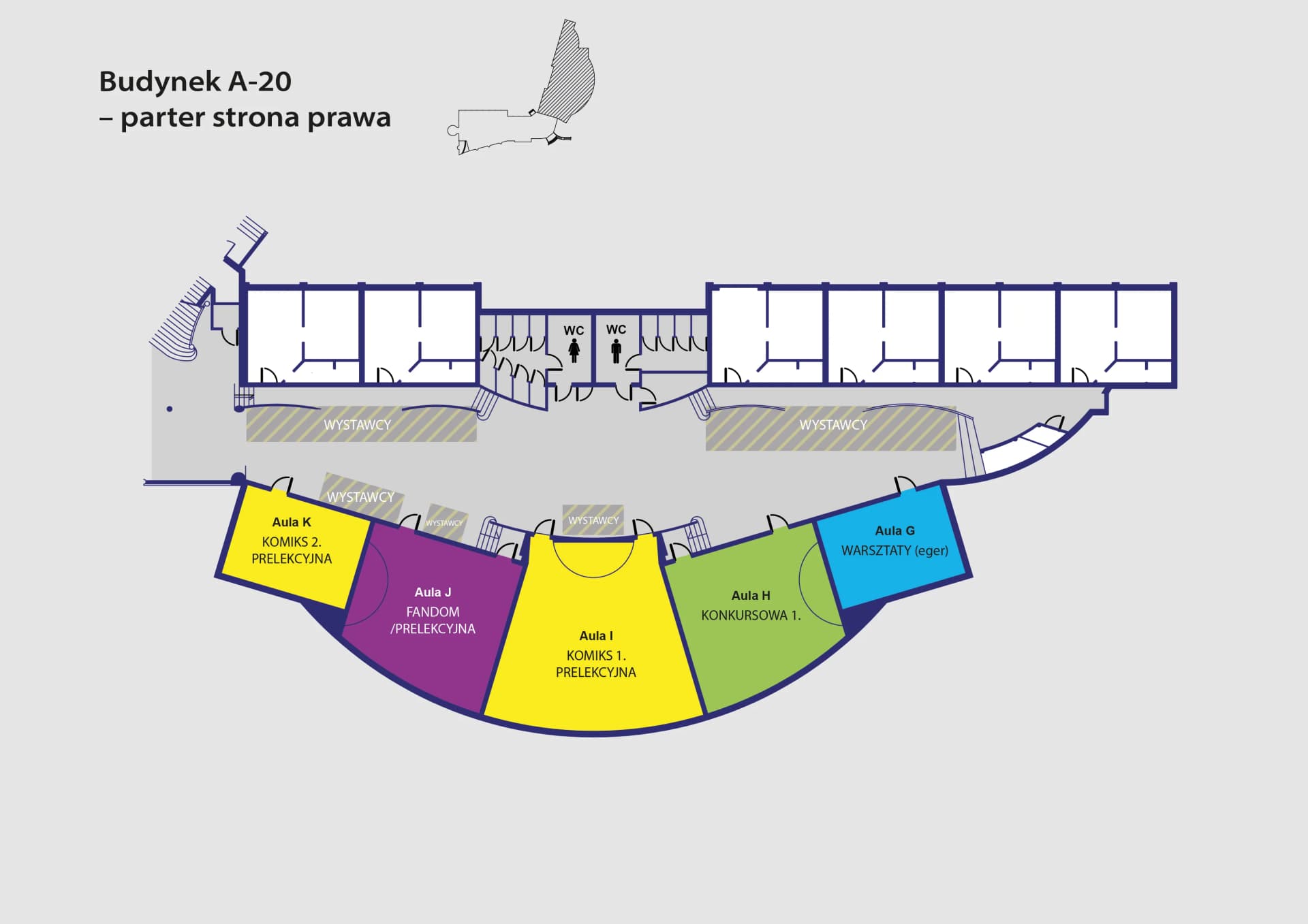 Budynek A-20 – parter, strona prawa