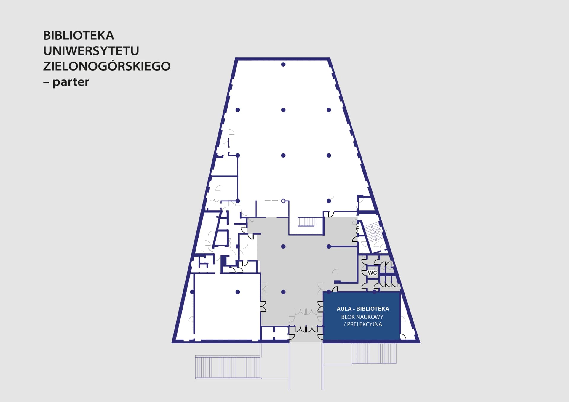 Biblioteka UZ – parter